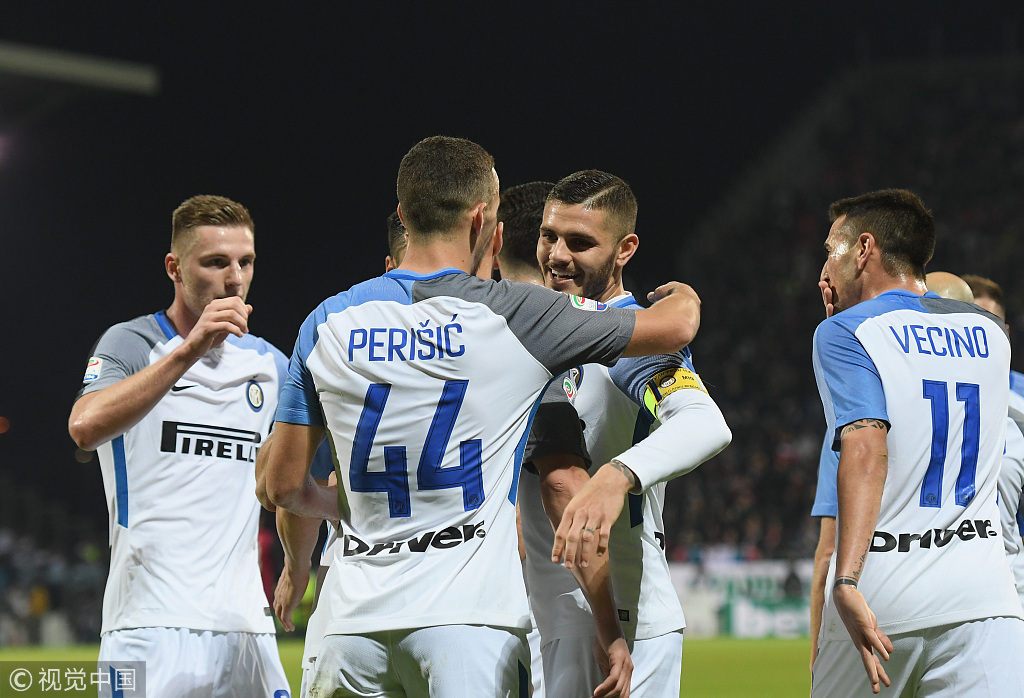  国际米兰客场奏凯，蓝黑军团稳居积分榜首  
